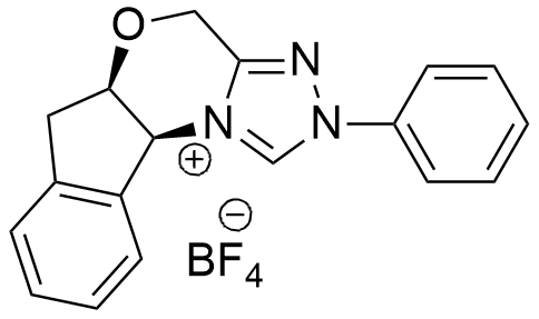 (5aR,​10bS)​-​5a,​10b-二氢-​2-​苯基-4H,​6H-吲哚[2,​1-​b]​[1,​2,​4]​三氮唑[4,​3-​d]​[1,​4]​恶唑啉鎓 四氟硼酸盐