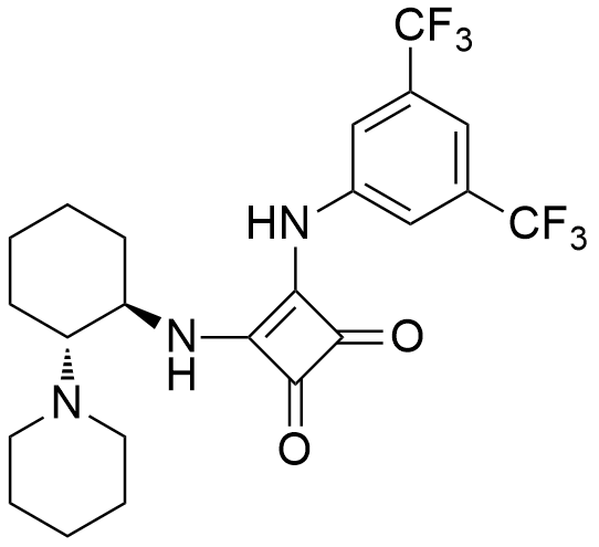 3-[[3,5-双(三氟甲基)苯基]氨基]-4-[[(1R,2R)-2-(1-哌啶基)环己基]氨基]-3-环丁烯-1,2-二酮