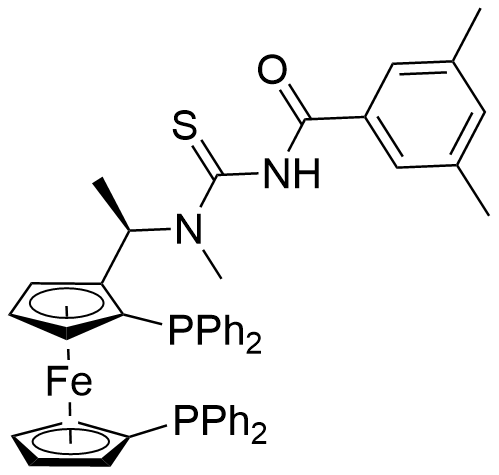 （2R）-1-[（1R）-1-[[[（3,5-二甲基）苯甲酰基]氨基]硫氧甲基]甲基氨基]乙基]-1′，2-双（二苯基膦基）二茂铁