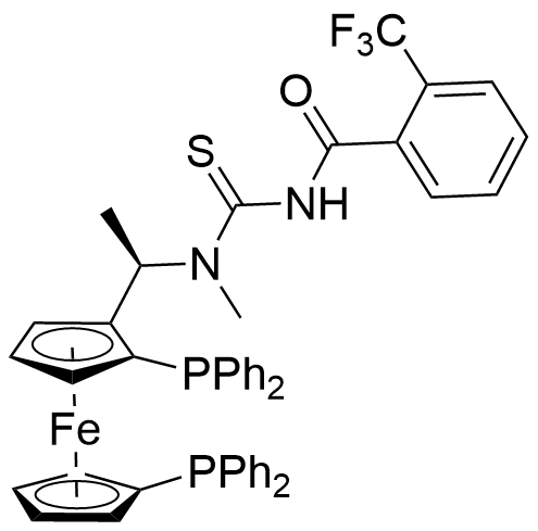 （2R）-1-[（1R）-1-[[[（2-三氟甲基）苯甲酰基]氨基]硫氧甲基] 甲基氨基]乙基]-1′，2-双（二苯基膦基）二茂铁
