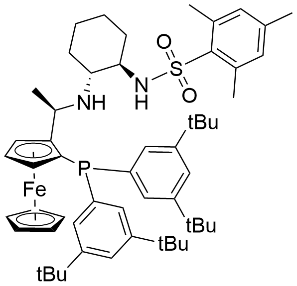 （1R）-1-[双[3,5-双（1,1-二甲基乙基）苯基]膦基]-2-[（1R）-1-[[（1R，2R）-2-[[（2,4,6-三甲基苯基）磺酰基]氨基]环己基]氨基]乙基]二茂铁