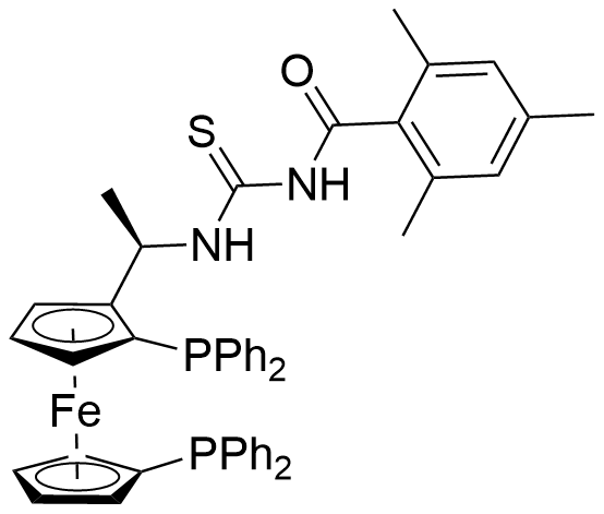 （2R）-1-[（1R）-1-[[[（2,4,6-三甲基）苯甲酰基]氨基]硫氧甲基]氨基]乙基]-1’,2-双（二苯基膦基）二茂铁