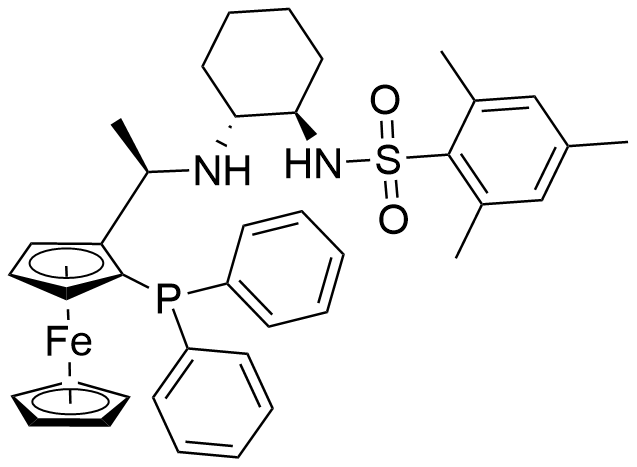 （1R）-1-（二苯基膦基）-2-[（1R）-1-[[（1R，2R）-2-[[（2,4,6-三甲基苯基）磺酰基]氨基]环己基]氨基]乙基]二茂铁