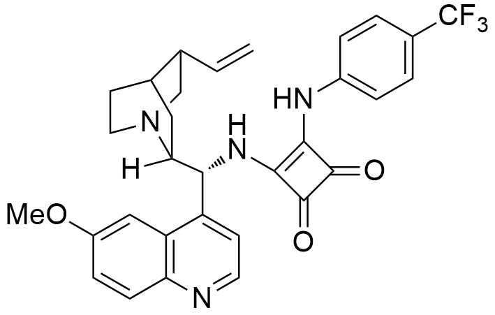 3-[[(9R)-6'-甲氧基奎宁-9-基]氨基]-4-[[4-(三氟甲基)苯基]氨基]-3-环丁-1,2-二酮