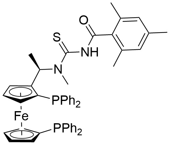 （2R）-1-[（1R）-1-[[[（2,4,6-三甲基）苯甲酰基]氨基]硫氧甲基]甲基氨基]乙基]-1′，2-双（二苯基膦基）二茂铁