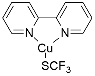 (2,2`-二吡啶)三氟甲硫铜