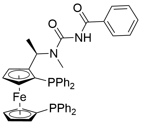 （2R）-1-[（1R）-1-[[（苯甲酰基）氨基]氧代甲基]甲基氨基]乙基]-1′，2-双（二苯基膦基）二茂铁